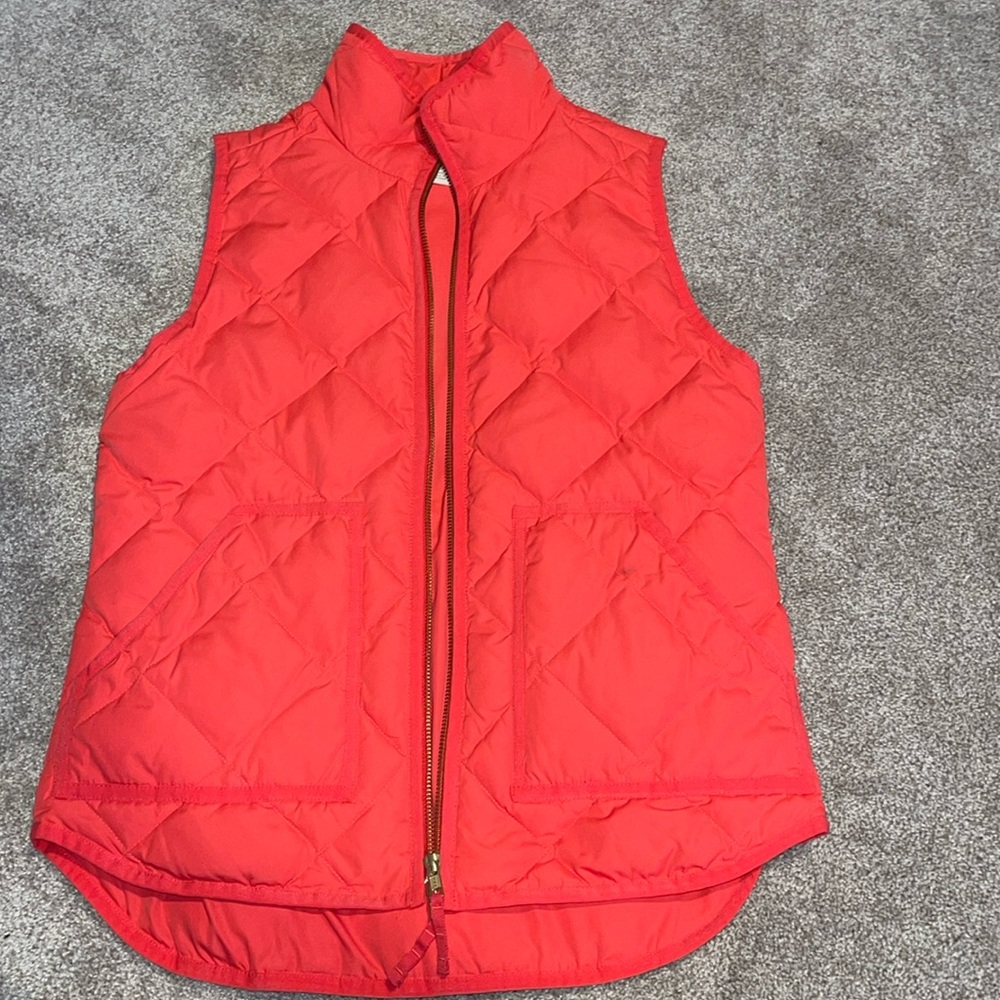 Neon Pink J. Crew XS Puffer Vest
